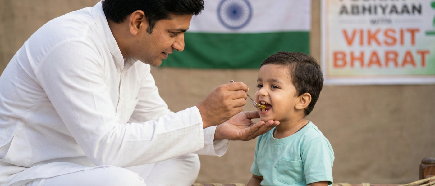 Swarnaprashan Sanskar Ayurveda Child