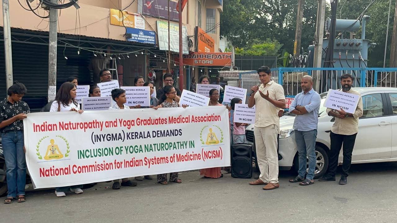 INYGMA Kerala Demands Inclusion of Yoga & Naturopathy in NCISM Act