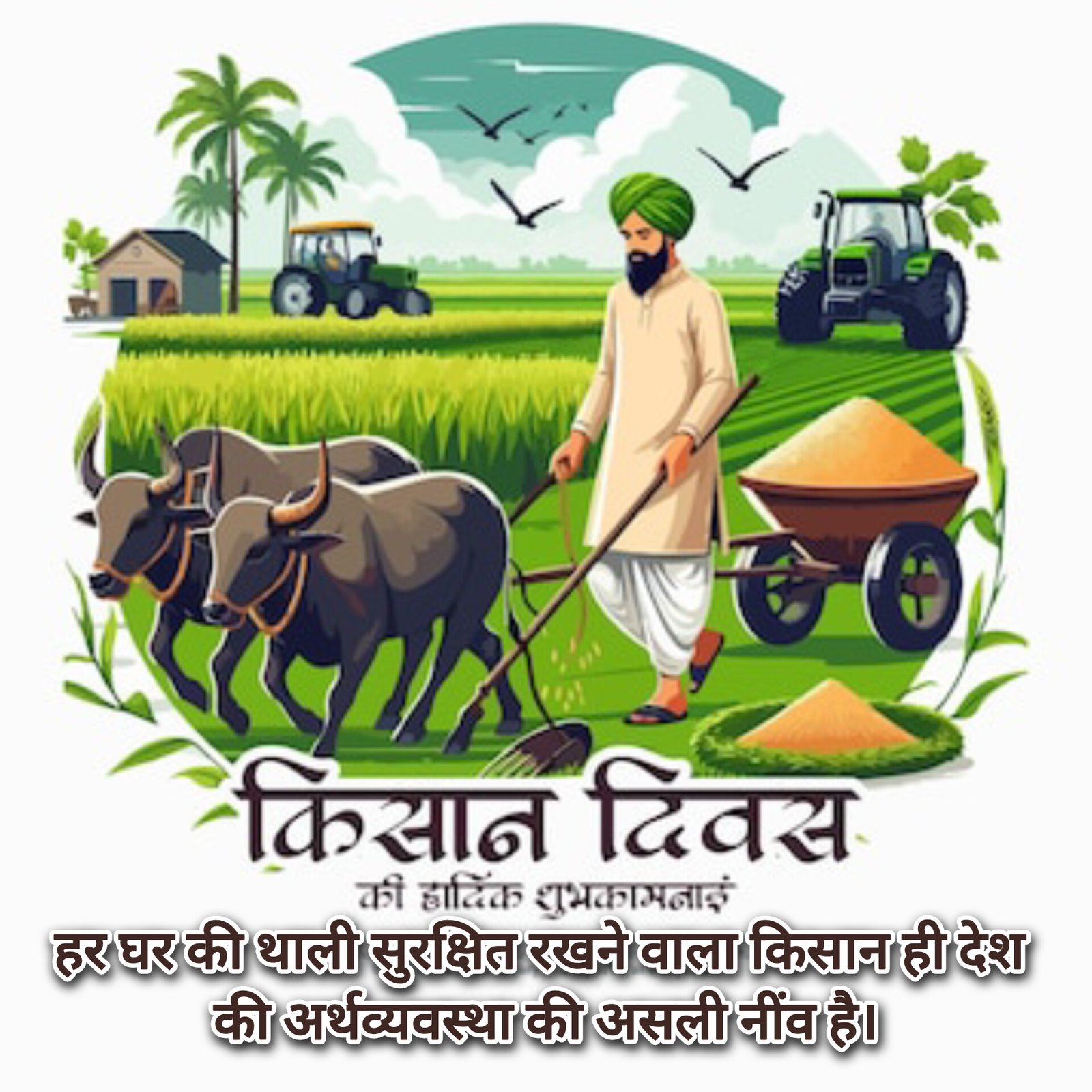 राष्ट्रीय किसान दिवस 2025: "किसान सिर्फ अन्नदाता नहीं, आत्मनिर्भर भारत की नींव है" - कृषि मंत्रालय
