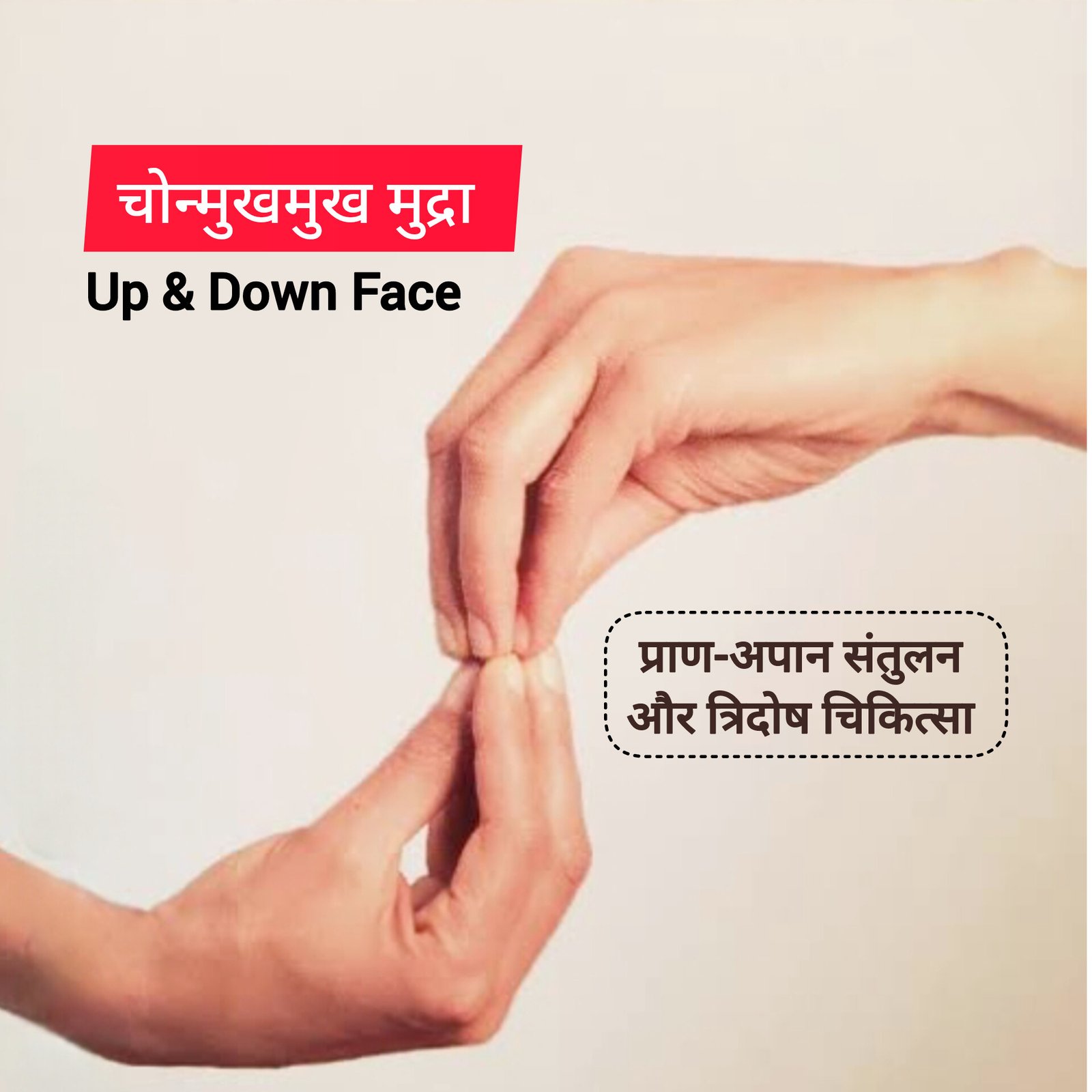 चोन्मुख मुख मुद्रा: प्राण-अपान संतुलन और त्रिदोष चिकित्सा (Chonmukha Mukha Mudra)