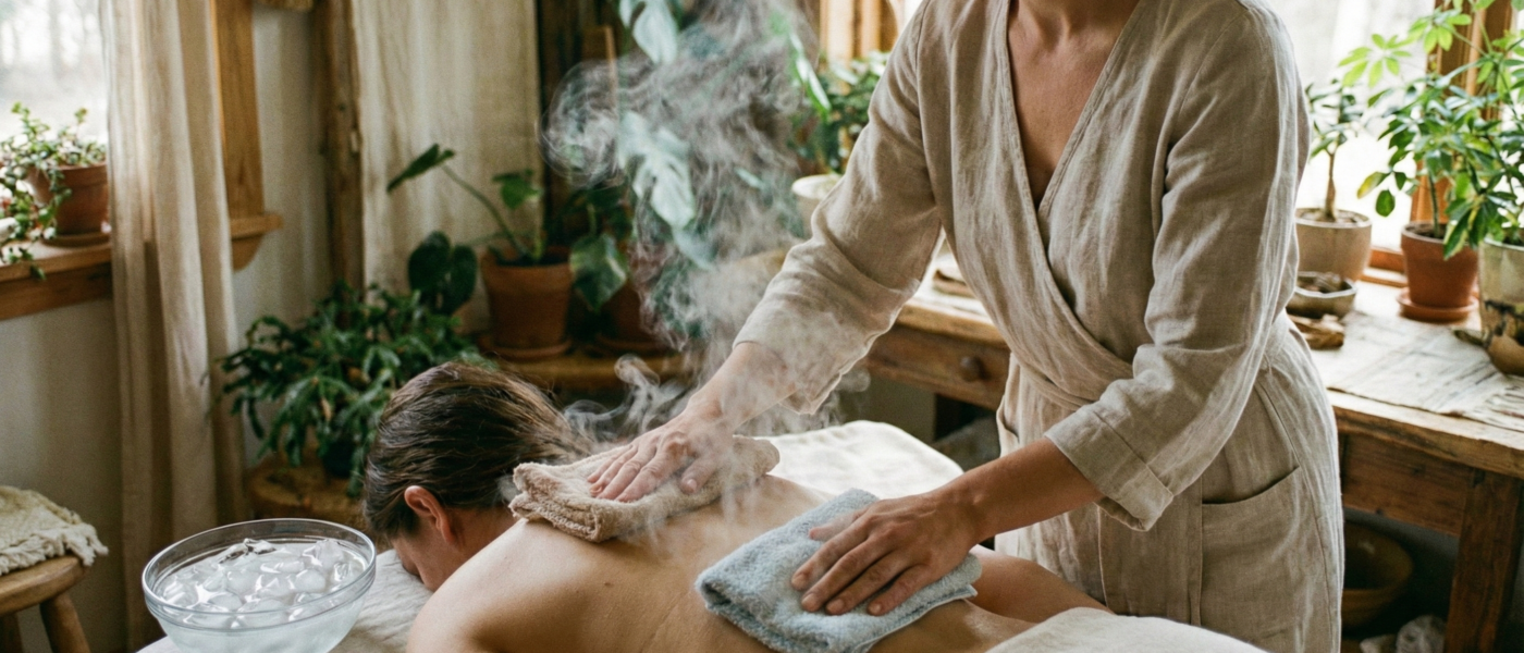 गर्म - ठंडा सेंक Hot & Cold Fomination : प्राकृतिक चिकित्सा (naturopathy)