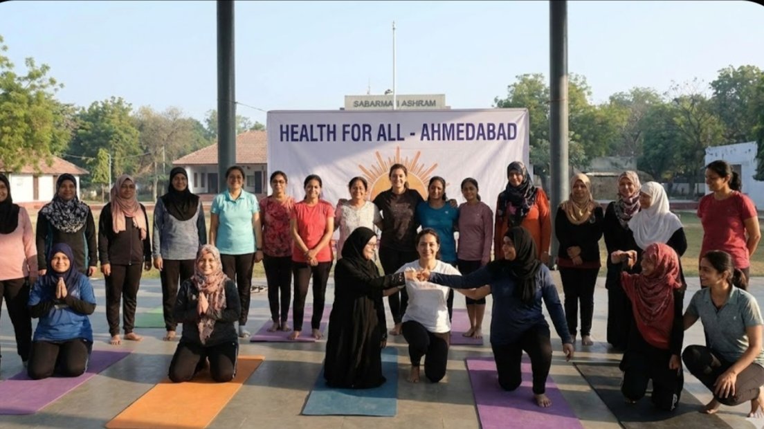 मुस्लिम महिलाओं ने योग कर दिया एकता का संदेश