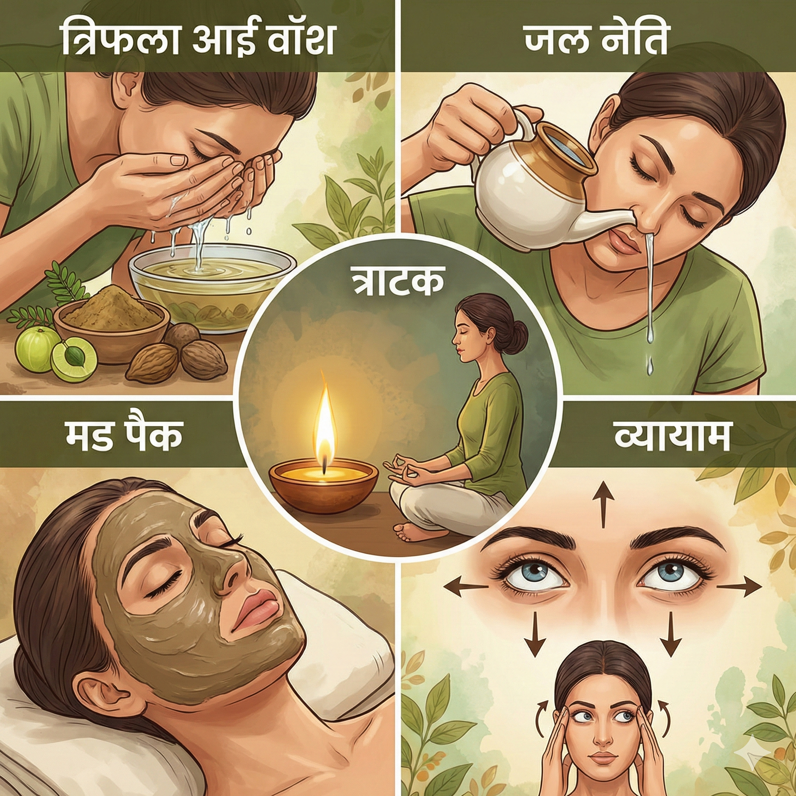 नेत्र ज्योति वर्धक क्रियाएं