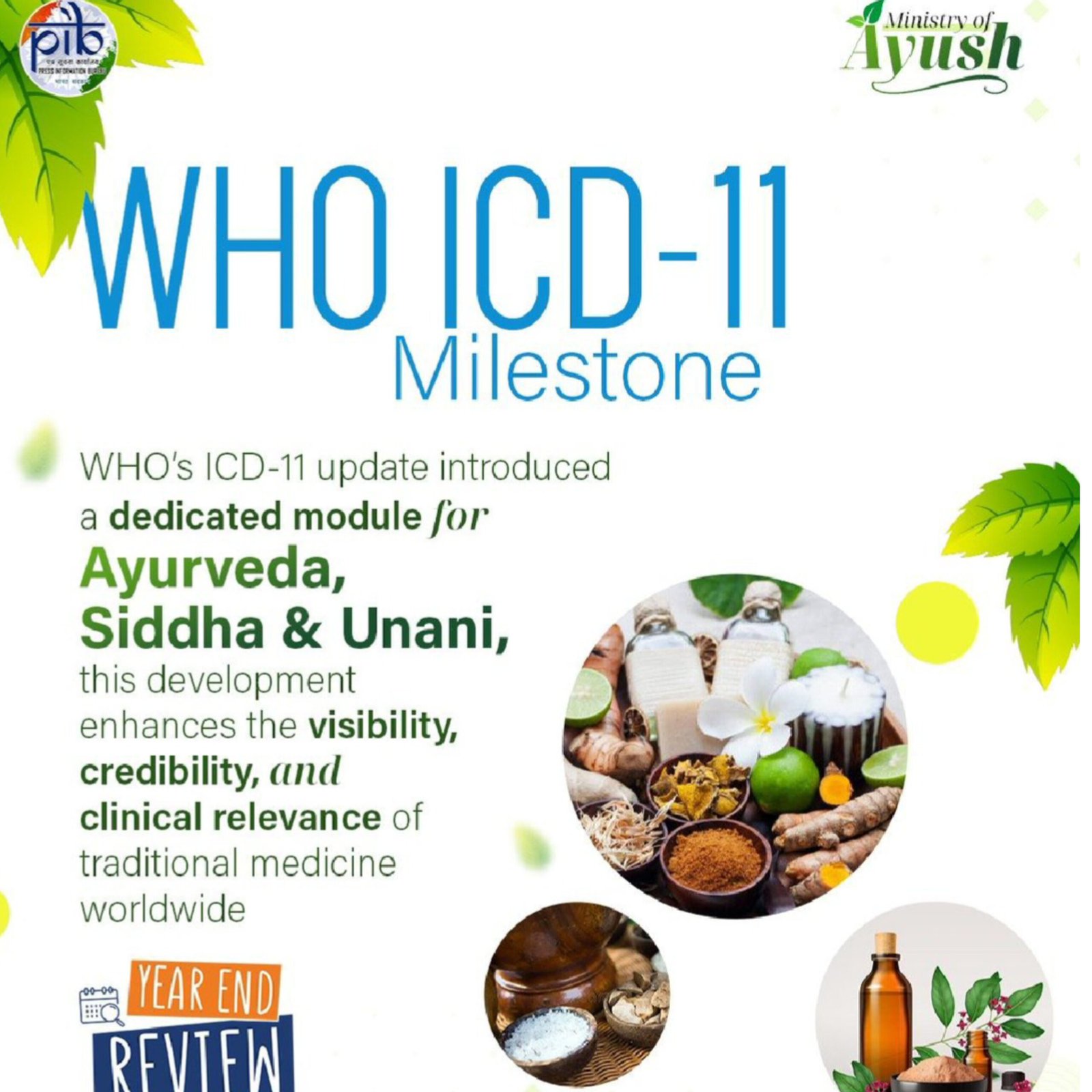 वैश्विक मंच पर भारत का डंका: WHO की 'ICD-11' लिस्ट में शामिल हुए आयुर्वेद, सिद्ध और यूनानी