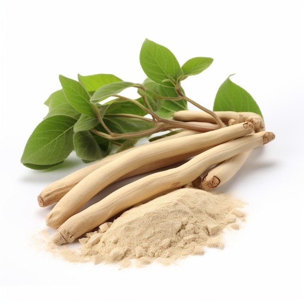 Ashwagandha Roots and Powder