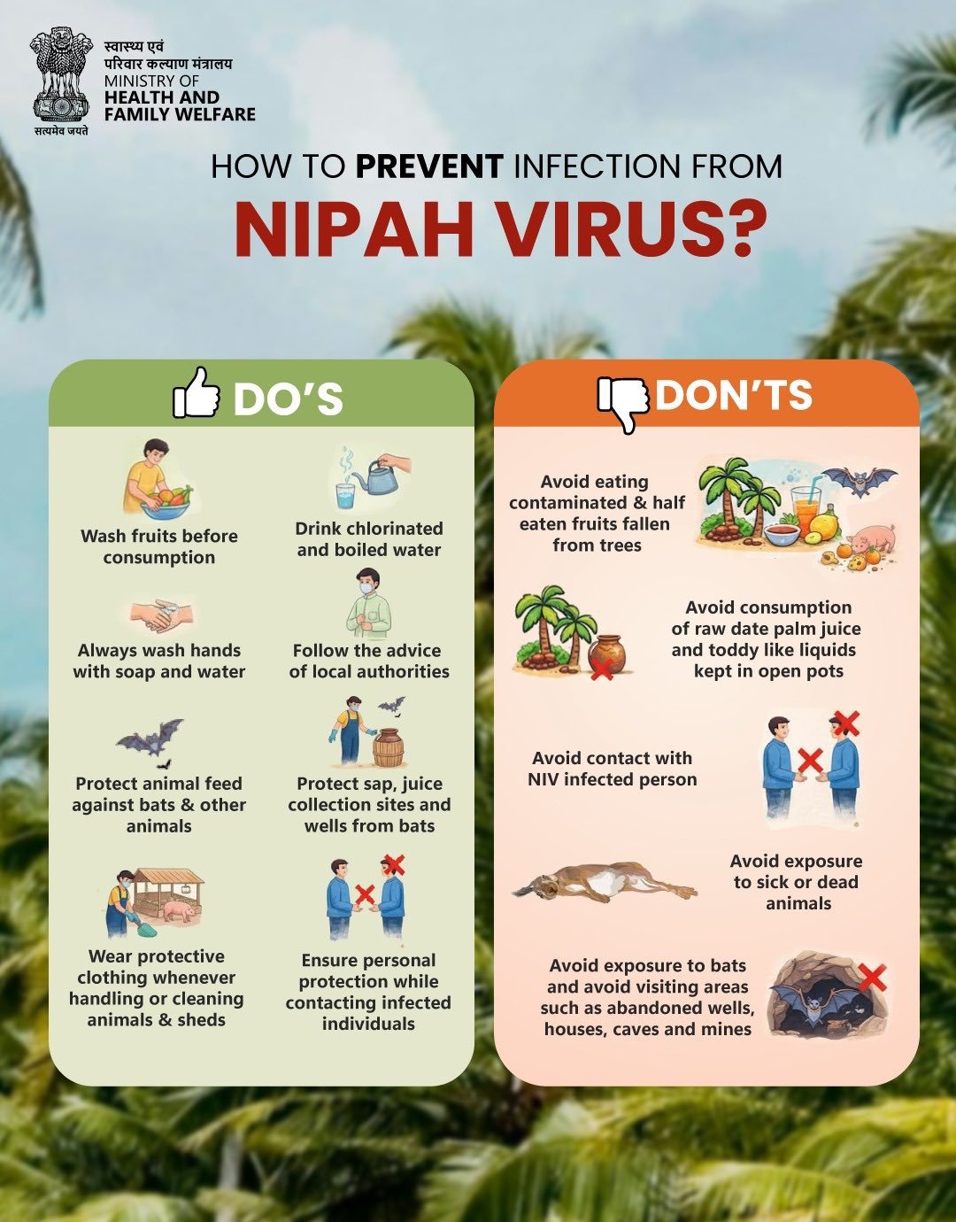Nipah Virus Advisory Infographic 2