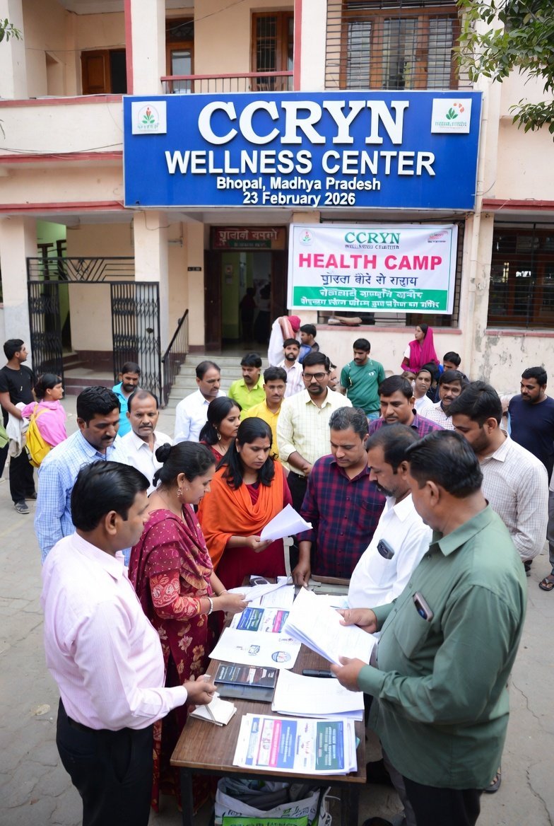 CCRYN भोपाल स्वास्थ्य शिविर