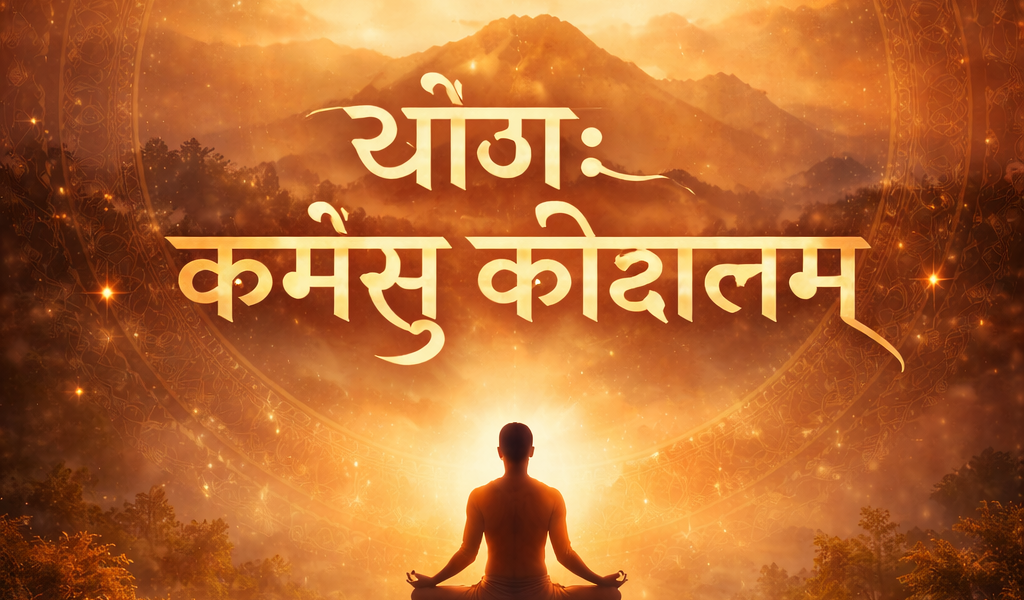 योग: कर्मसु कौशलम् - अर्थ, वैज्ञानिक लाभ और जीवन में उपयोग |आयुष्य पथ