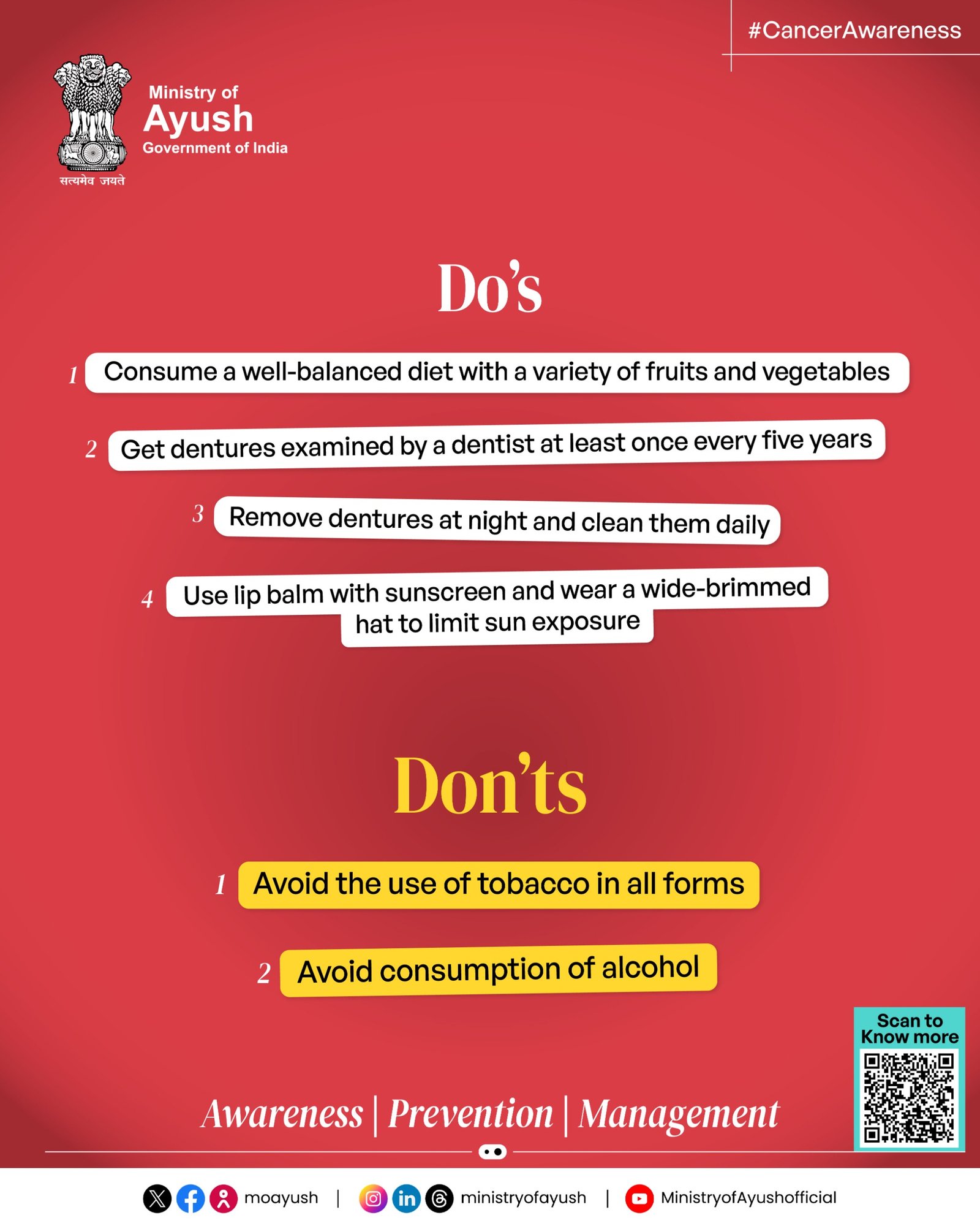 Oral Cancer Awareness Poster 2