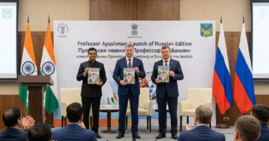 Professor Ayushman Comics Book Launched in Russia : Ayurveda in Russia