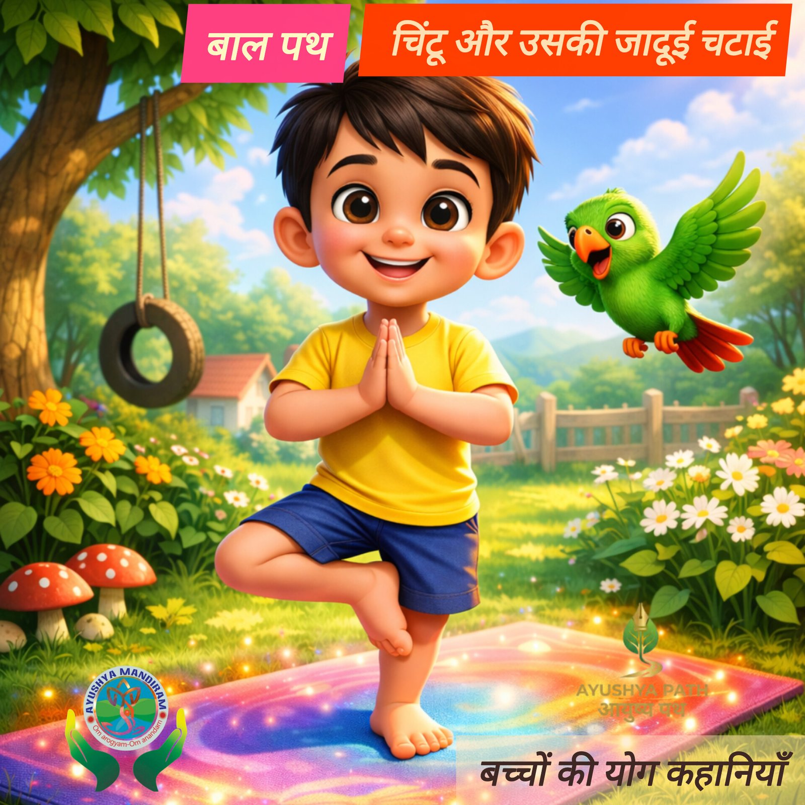 चिंटू और तोते की दोस्ती