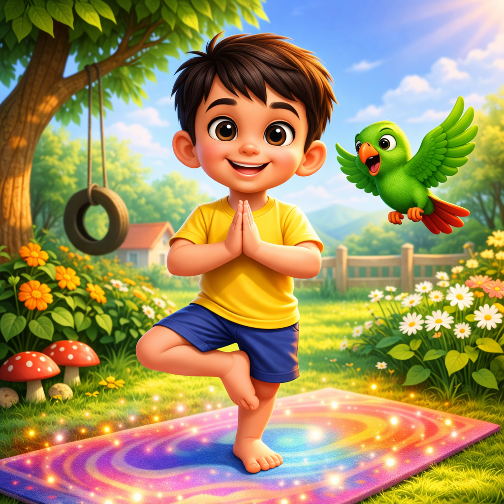 आलसी चिंटू सो रहा है