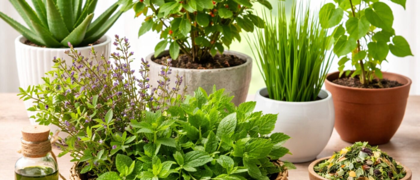 घर पर उगाएं 5 औषधीय पौधे: प्राथमिक उपचार