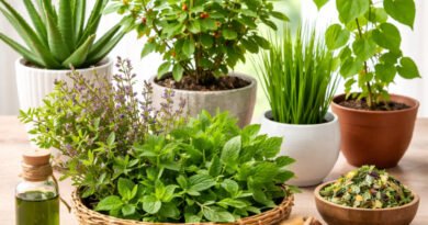 घर पर उगाएं 5 औषधीय पौधे: प्राथमिक उपचार