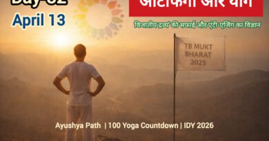 आयुष मंत्रालय का प्रिवेंटिव हेल्थकेयर विजन: योग और प्राकृतिक चिकित्सा से 'टीबी मुक्त भारत' और स्वस्थ राष्ट्र का संकल्प।