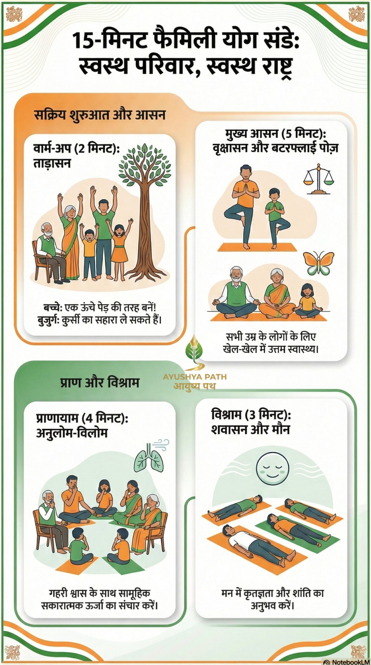 Family Yoga Sunday Ayushya Mandiram