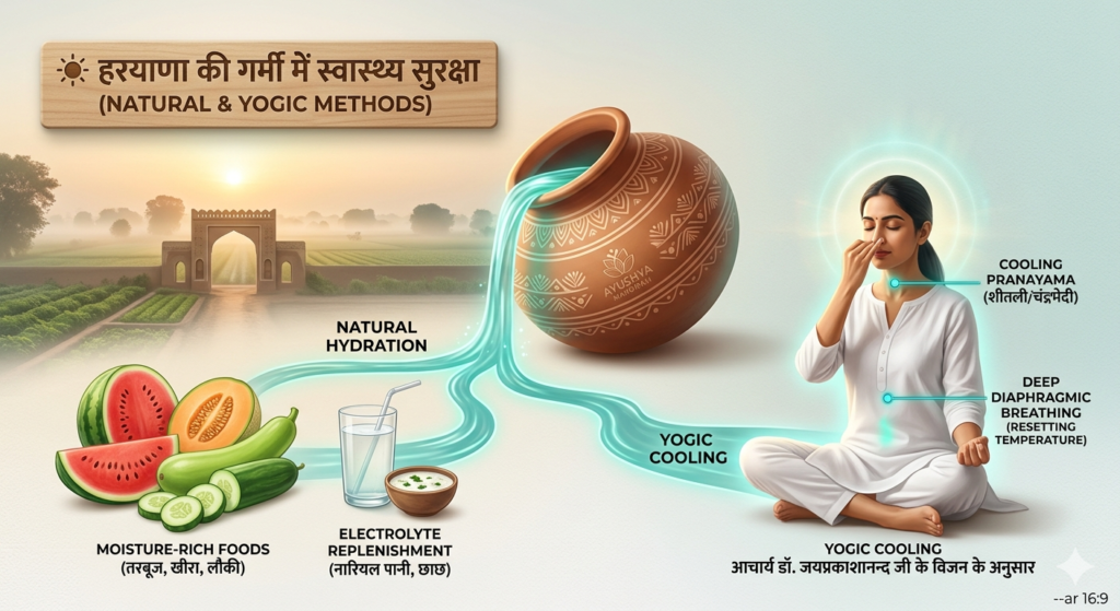 Haryana Summer Health Natural and Yogic Methods