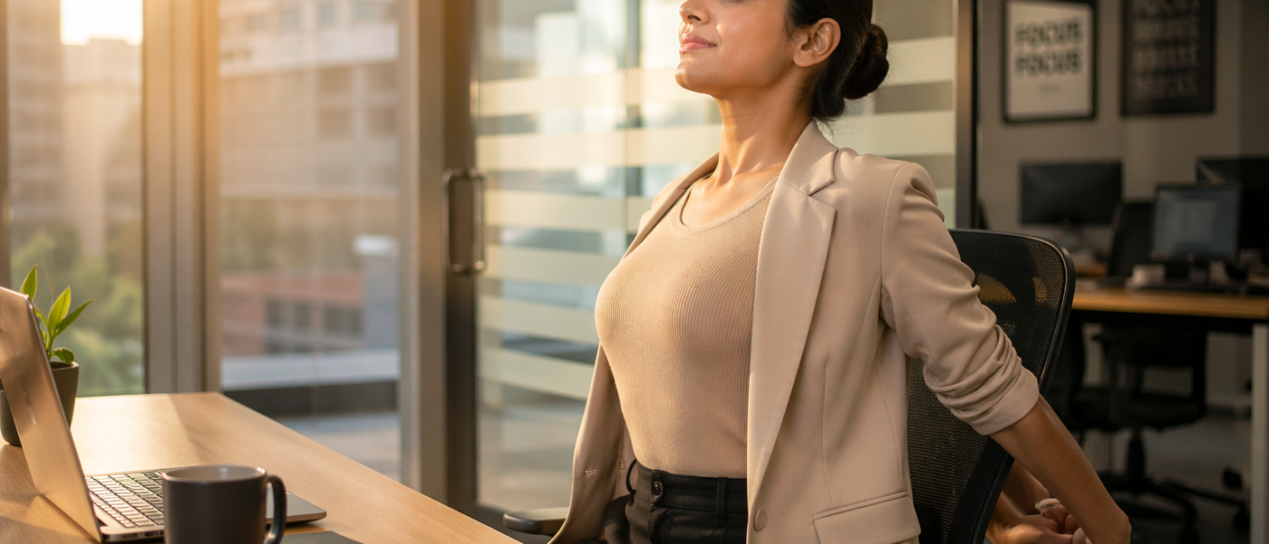 Micro Yoga at Office