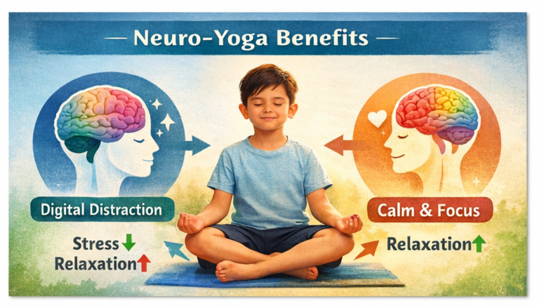 Science of Yoga on Child Brain Benefits
