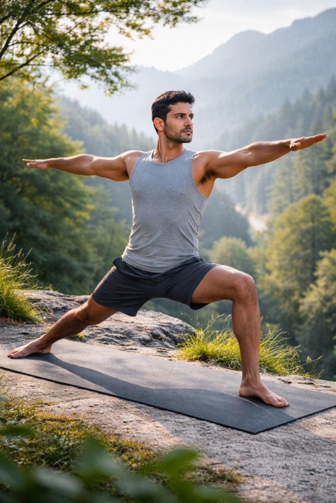Veerabhadrasana Warrior Pose