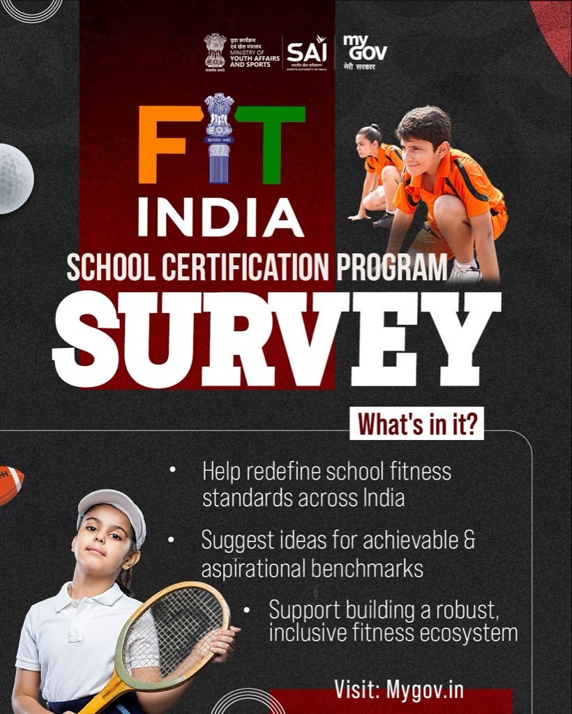 Fit India School Certification Survey 2026