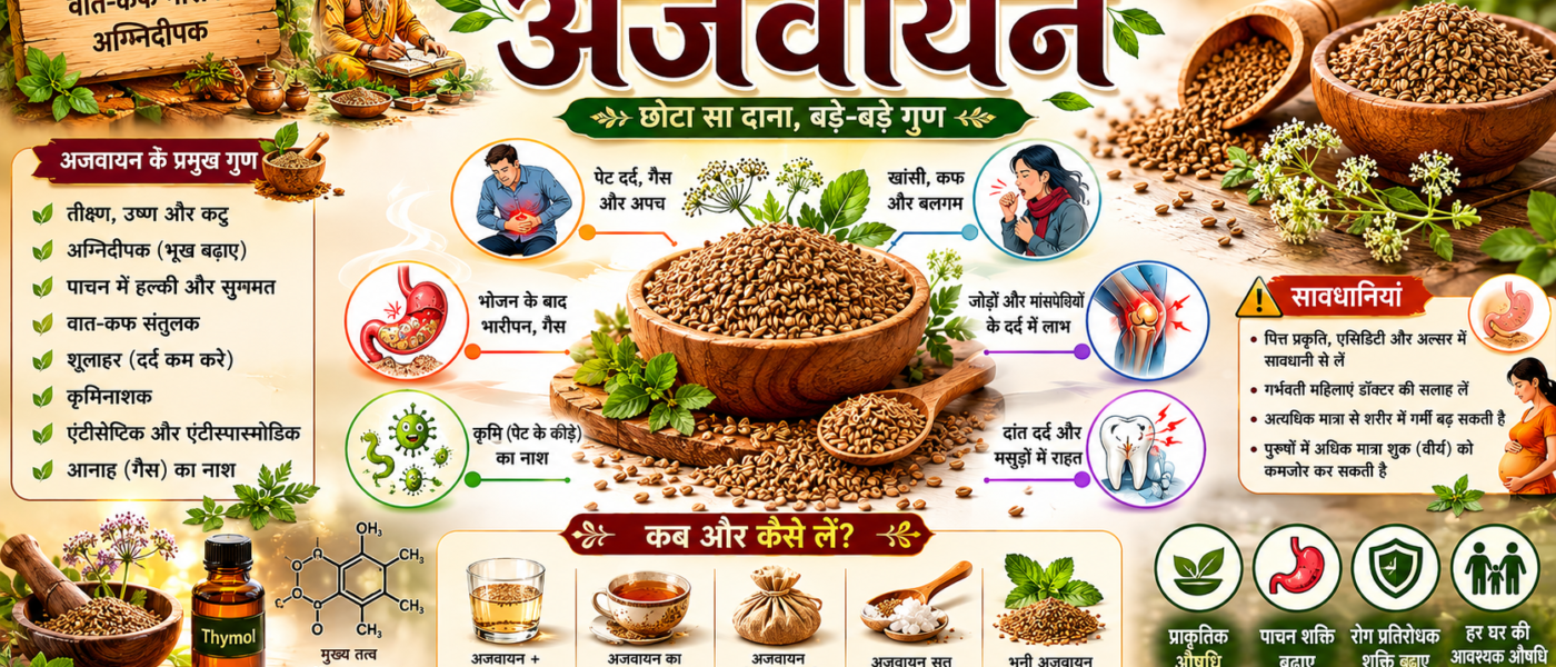 अजवायन के फायदे: रसोई का मसाला या आयुर्वेद का 'साइलेंट डॉक्टर'?