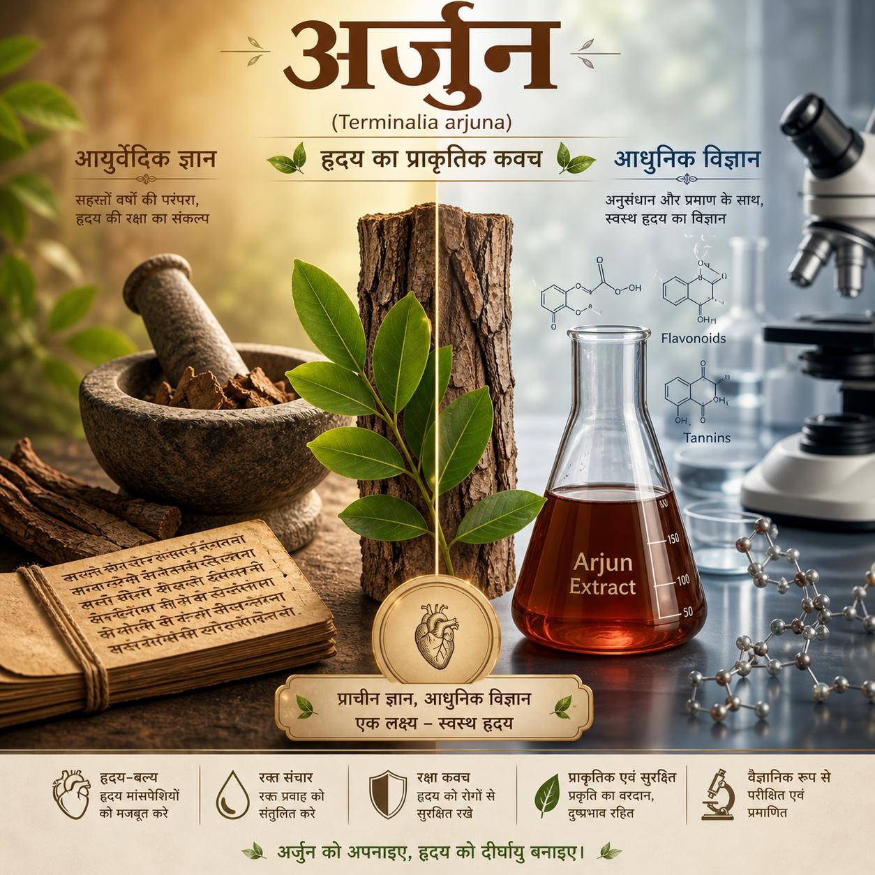 अर्जुन: आयुर्वेद और आधुनिक विज्ञान का समन्वय
