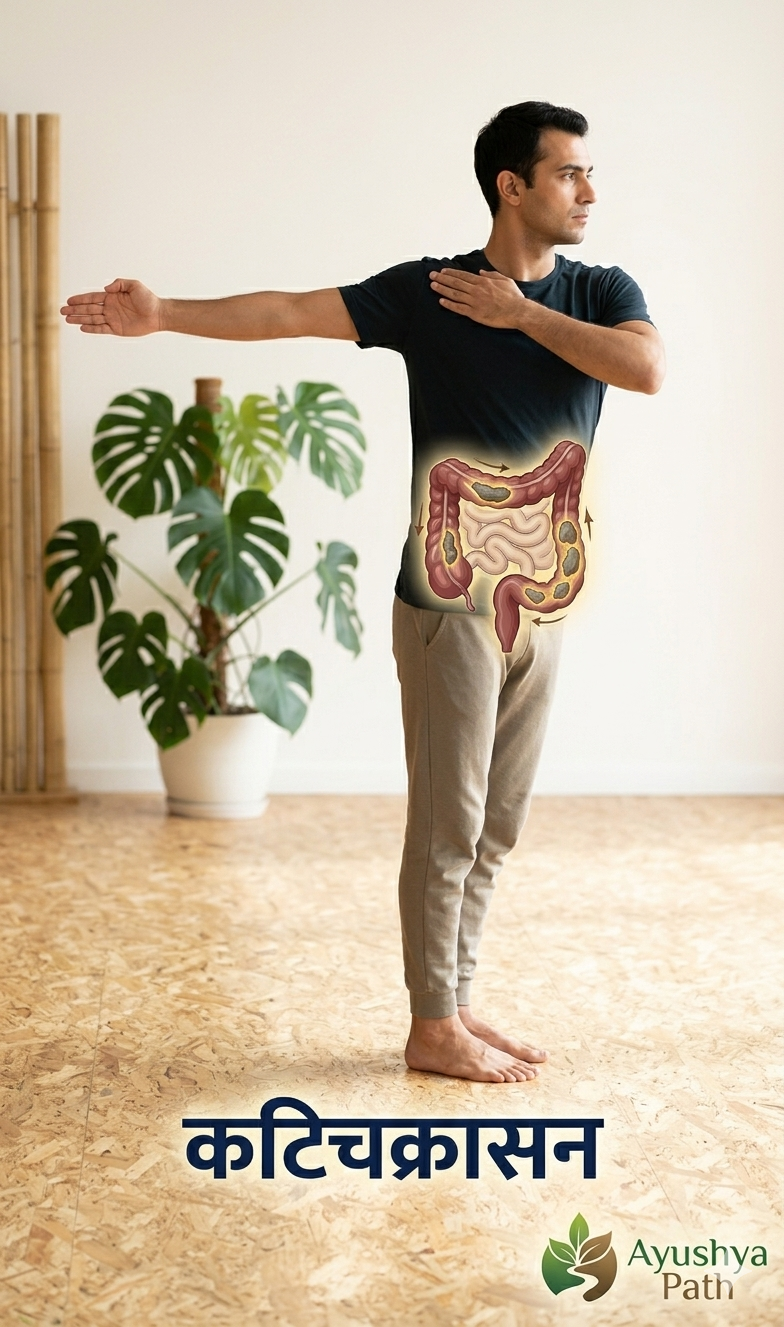 Kati Chakrasana Pose