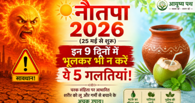 नौतपा 2026: आयुर्वेद के अनुसार गर्मी के इन 9 दिनों में भूलकर भी न करें ये 5 गलतियां