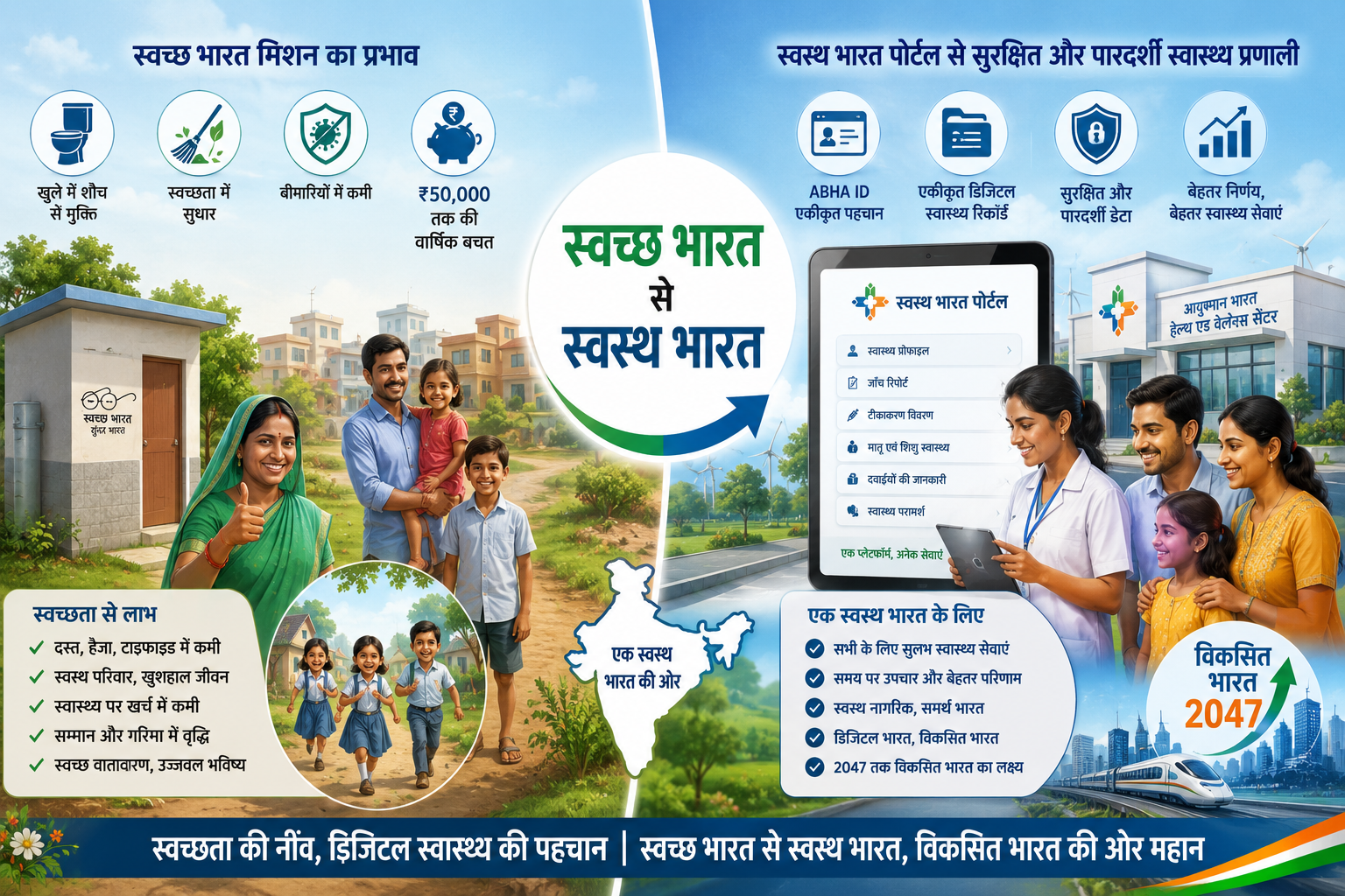 Swachh Bharat to Swasth Bharat Concept