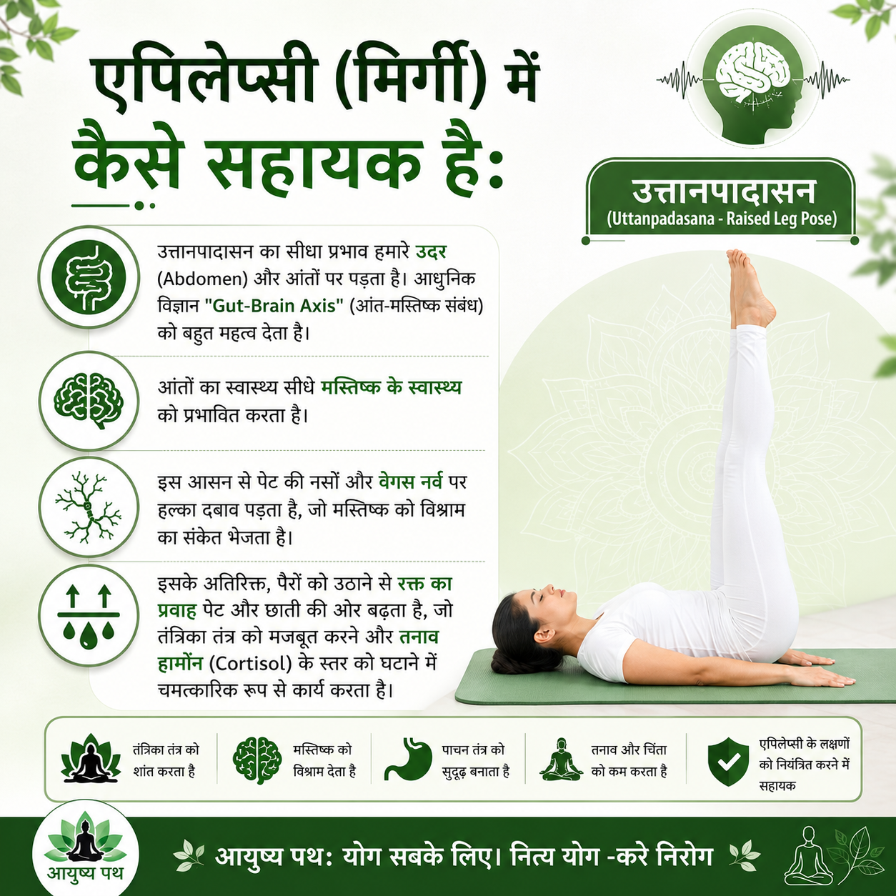 Uttanpadasana for Epilepsy