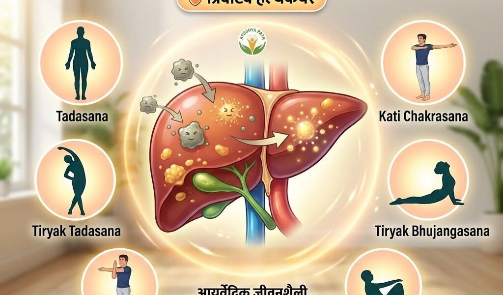 लिवर (यकृत): शरीर की प्राकृतिक 'डिटॉक्स लैब' और 5 विशेष योगासन | आयुष्य पथ