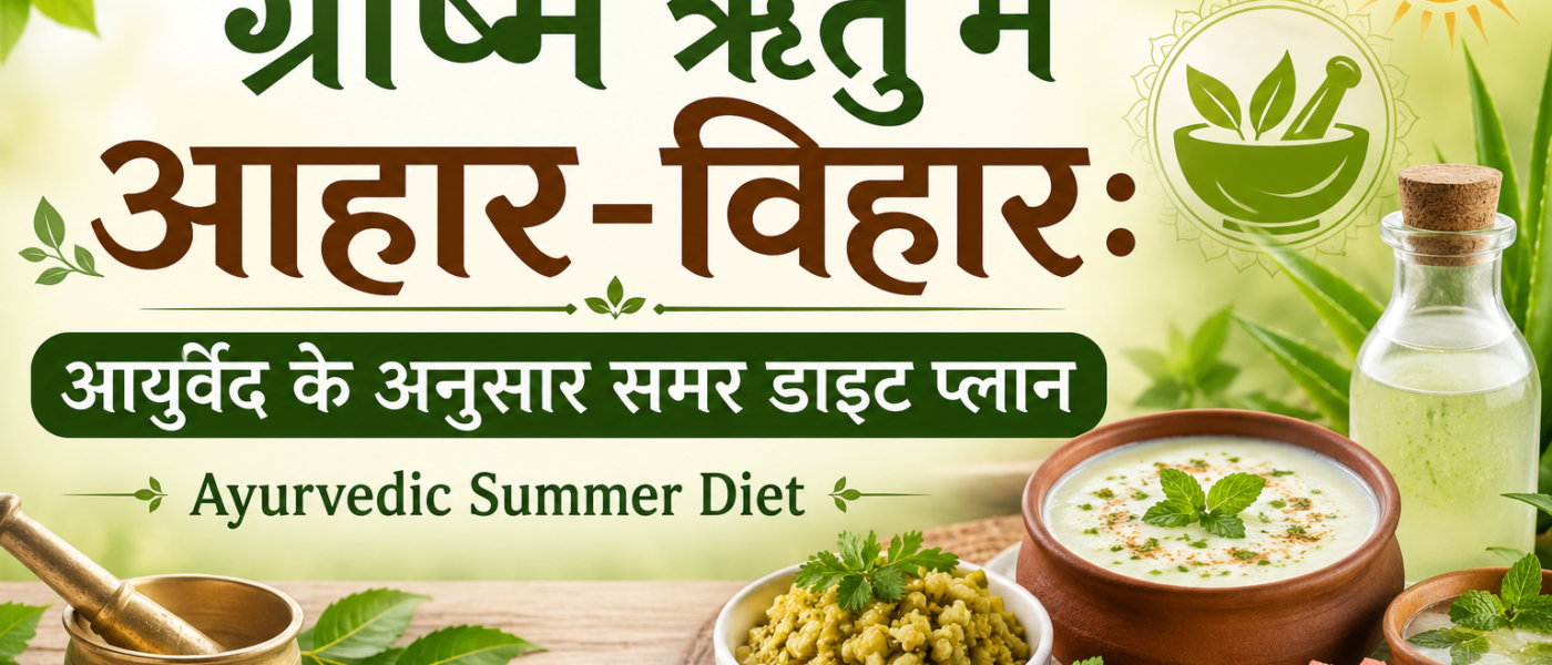 ग्रीष्म ऋतु में आहार-विहार: आयुर्वेद के अनुसार समर डाइट प्लान | Ayurvedic Summer Diet