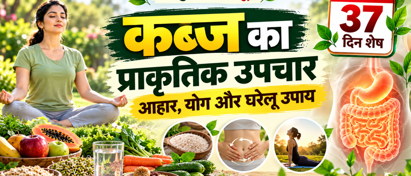 कब्ज का प्राकृतिक उपचार: प्राकृतिक चिकित्सा दिवस 2026